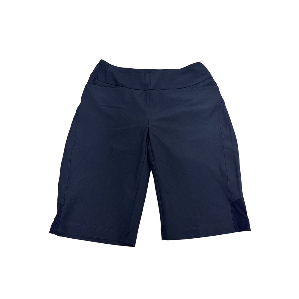 Tail White Label Womens Navy Blue Golf Shorts Size 2 Bermuda Active NWOT Stretch